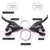 DMAIP Bicycle Shifter 21 Speed Bicycle Brake Levers Shifter Lever 3 x 7 Speed with Gear Indicator and V Brake Cable Left Right Brake Lever Shifter Set for Moutain Bike, Road Bike view 2