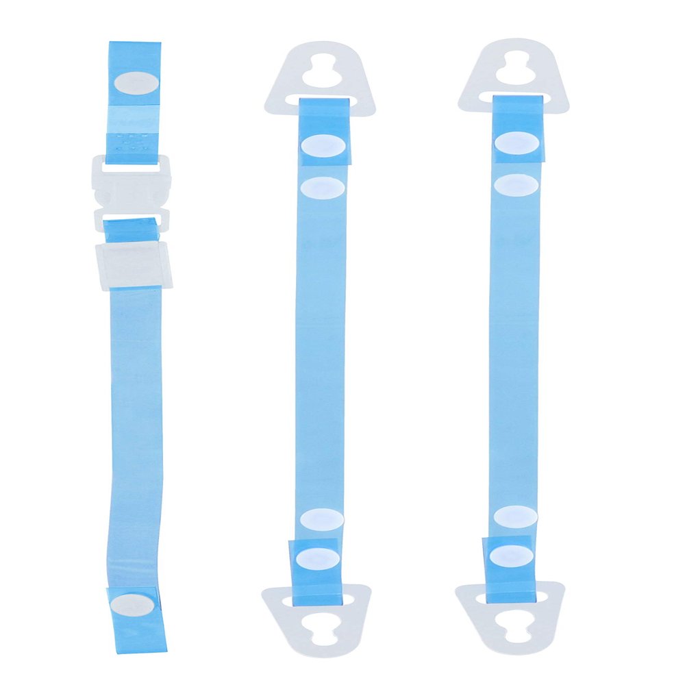Takagi Easy Chin and Ear Strap Set, Clear Blue