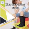 Yacht & Smith 48 Pairs Wholesale Kids Crew Socks, Childrens Cotton Casual Crew Socks Size 4-20 view 3