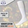 Yacht & Smith 48 Pairs Of Wholesale Women's Tube Socks, Women's Cotton Referee Sport Socks Size 9-11 view 2