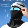 Balaclava Ski Mask Head Mask Full Face Mask Windproof Face Cover Sun UV Protection Scarf Men Women Outdoor Sport Cycling Cap (Black) view 2