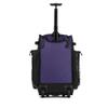 Boombah Rolling Superpack Baseball/Softball Gear Bag - 23-1/2" x 13-1/2" x 9-1/2" - Black/Purple - Telescopic Handle - Holds 4 Bats - Wheeled Version view 2