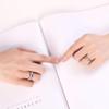 TIGRADE 4mm 6mm Titanium Ring Cubic Zirconia Engagement Ring Wedding Band Size 3.5 to 13, 6MM, Size 8 view 4