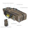 Lixada Fishing Rod Case Potable Canvas Fishing Pole Tools Reel Storage Bag Durable Fishing Gear Tackle Carry Cases 3 Layer, 90cm view 2