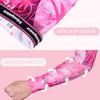 COOLOMG Pink Football Arm Sleeves Breast Cancer Awareness Baseball Compression Sleeves M view 3