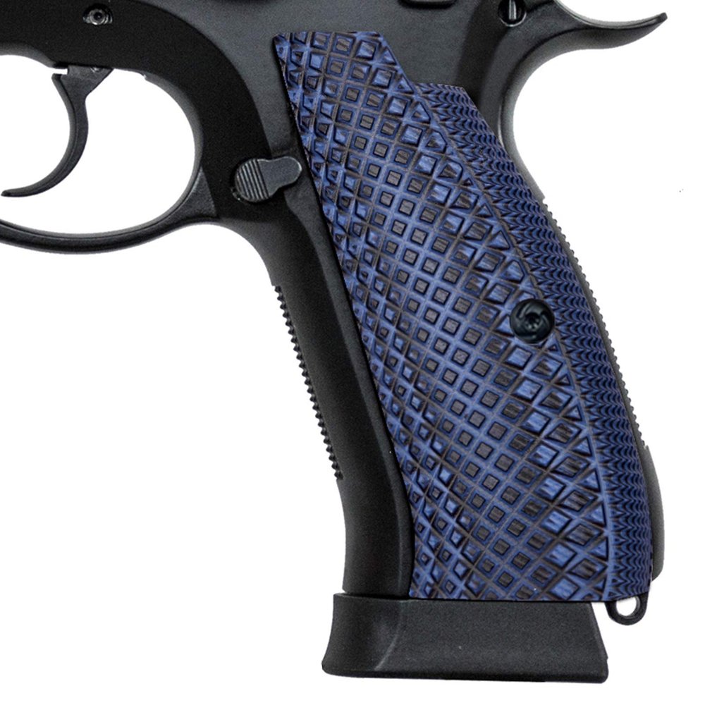 Guuun CZ 75 SP-01 Grips Full Size G10 CZ Grip Crosscut Texture