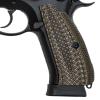 Guuun CZ 75 SP-01 Grips Full Size G10 CZ Grip Crosscut Texture view 1