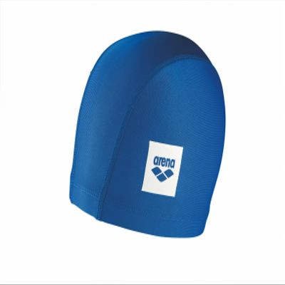Arena Unix II Classic Fabric Swim Cap Lightweight Textile Swimming Cap Headcover for Men and Women Fitness Swimming, Blue, One Size