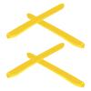 2 Pair Yellow Replacement Earsocks for Oakley EVZero Series Sunglasses view 1
