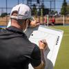 FORZA 35in x 24in Double-Sided Sports Coaching Whiteboard | 13 Sport Options - Dry Erase Board Equipped with Magnetic Markers, Pen & Eraser (Field Hockey, Without Carry Bag) view 4
