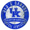 Fan Creations Kentucky Wildcats 12" Round Dad's Garage Wood Sign view 1