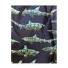 Quad Seven Toddler Boys Swim Trunks - Shark Pattern (Green, 2 Toddler) view 3