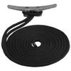 Sea-Dog Double Braided Nylon Dock Line - 5/8" x 15' - Black view 1