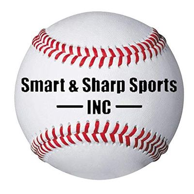 Smart And Sharp Sports Leather Baseballs 6 Ball Pack (White Leather Baseball (6 Balls), 5 14)