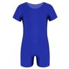 ranrann Kids Boys Girls Ballet Dance Unitard Team Basic Uniform Stretchy Gymnastic Leotard Jumpsuit Activewear Blue 4 view 1