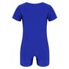 ranrann Kids Boys Girls Ballet Dance Unitard Team Basic Uniform Stretchy Gymnastic Leotard Jumpsuit Activewear Blue 4 view 2