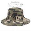 Kids Camouflage-Sun-Hat UV-Protection Camo-Boonie - with Chin-Strap Bucket Hat Outdoor Fishing for 5-14 Years Old view 3