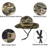 Kids Camouflage-Sun-Hat UV-Protection Camo-Boonie - with Chin-Strap Bucket Hat Outdoor Fishing for 5-14 Years Old view 4