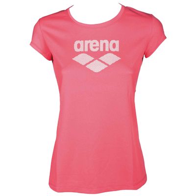 ARENA Women's Gym Short Sleeve Logo T-Shirt, Fusion, X-Large