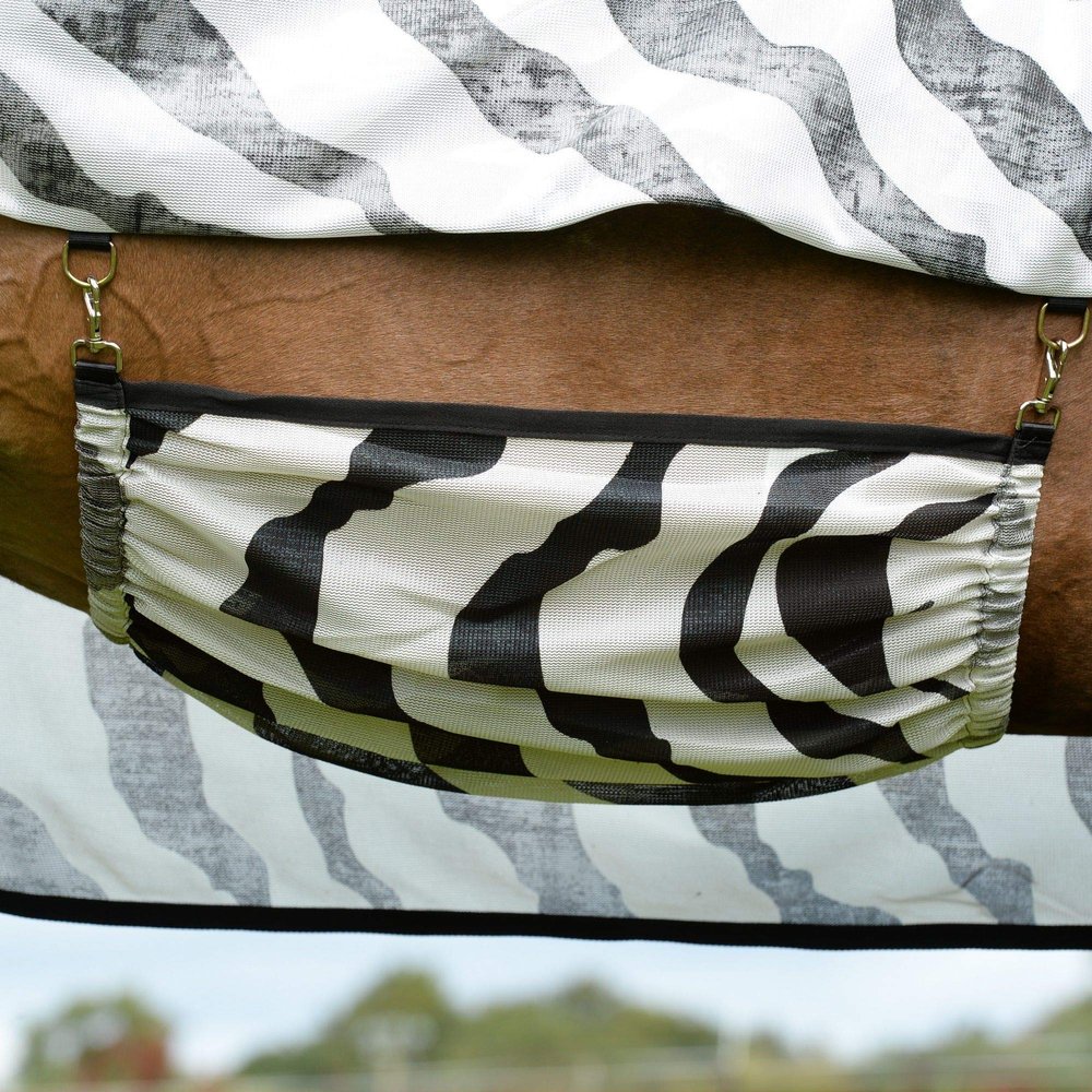 Bucas Buzz Off Belly Pad S Zebra