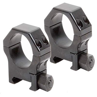 Contessa Pair of Rings for Picatinny in Reinforced Steel -  34 mm H 8 mm