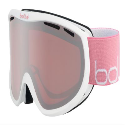 Bolle Sierra White Pink Shiny/Vermillon Gun Cat.2 | Small-Medium - Snow Goggles Feminine-Adult