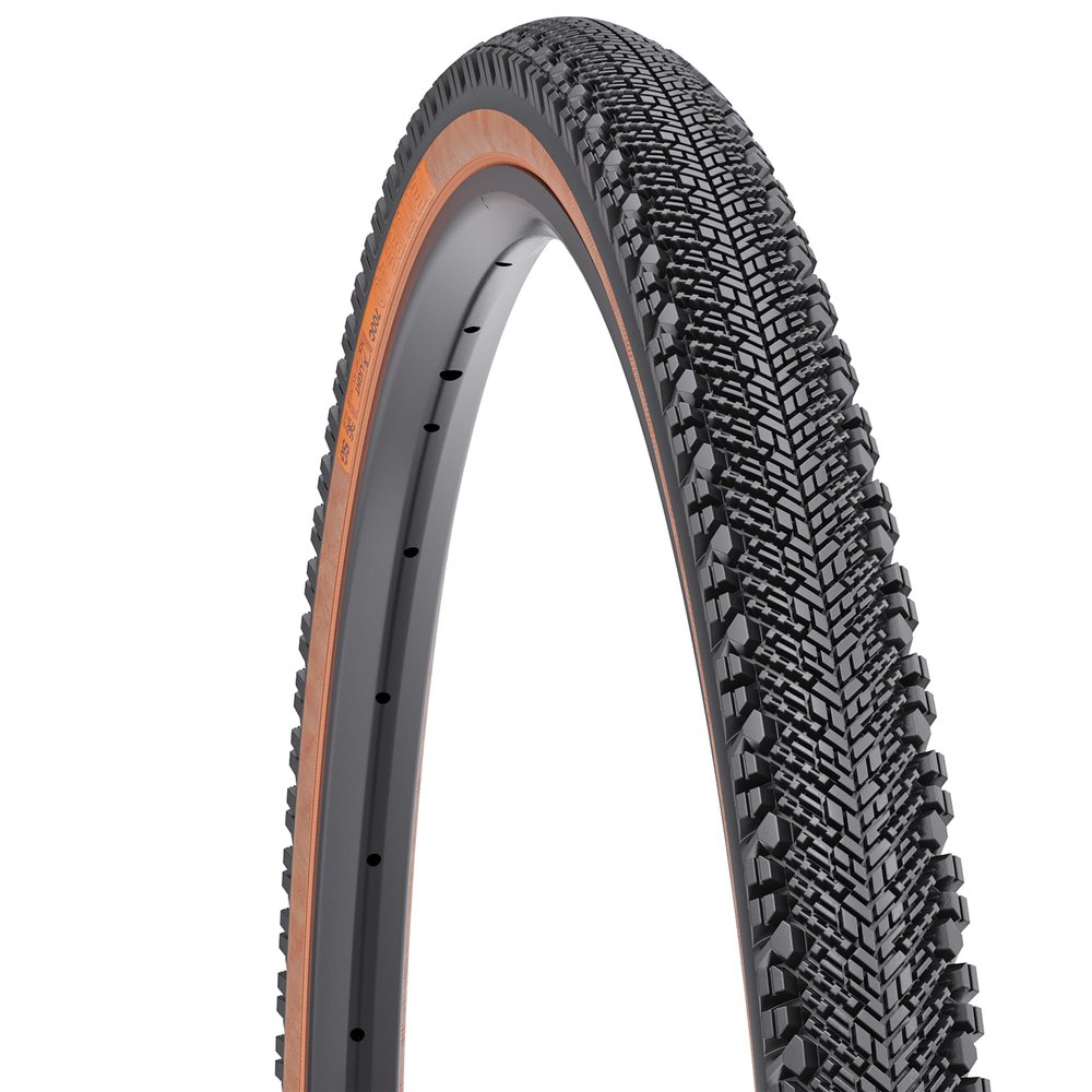 WTB Venture Gravel Bike Tire (700 x 40) Tubeless Folding, Light & Fast Rolling, Gravel & Bikepacking (Tan Sidewall)