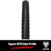 WTB Venture Gravel Bike Tire (700 x 40) Tubeless Folding, Light & Fast Rolling, Gravel & Bikepacking (Tan Sidewall) view 4