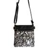 Zelris Camouflage Shine Glow Silver Cross Conceal Carry Crossbody Messenger Bag (Black) view 2