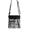 Zelris Camouflage Shine Glow Silver Cross Conceal Carry Crossbody Messenger Bag (Black) view 3