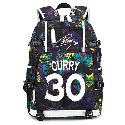 Basketball Player 30 Luminous Backpack Travel Backpack Fans Bag for Men Women (Style 5)