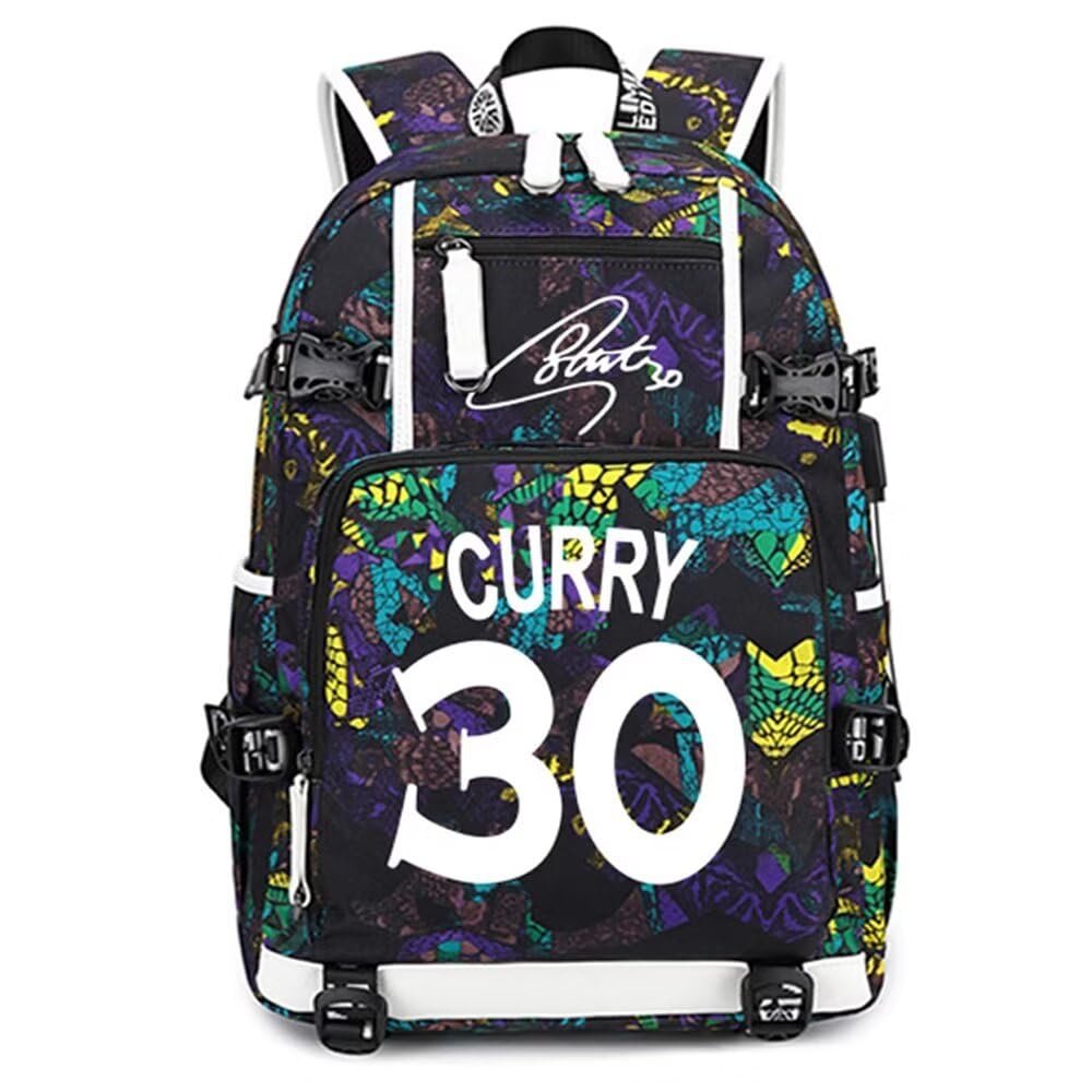 Basketball Player 30 Luminous Backpack Travel Backpack Fans Bag for Men Women (Style 5)