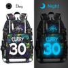 Basketball Player 30 Luminous Backpack Travel Backpack Fans Bag for Men Women (Style 5) view 2