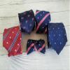 KissTies Mens Silk Patriotic Tie USA Necktie Black Stripes N Stars Ties + Gift Box view 4