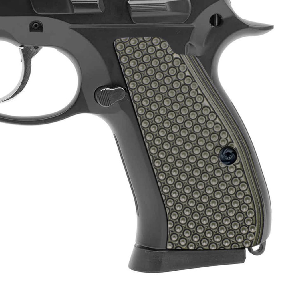 Guuun Grip for CZ 75 Compact G10 Grips OPS Golf Dimple Texture Thin