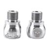 DYNWAVE 1 Pair Bike Pedal Extender Adapters Extension Screws, Silvery view 2