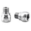 DYNWAVE 1 Pair Bike Pedal Extender Adapters Extension Screws, Silvery view 3