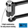 Kryptonite Keeper 585 Folding Combo Bike Lock, Compact High Security Anti-Theft Foldable Bicycle Lock with 4-Digit Resettable Combination and Mount for E-Bikes Scooter Road Mountain Bikes, 85cm(33 in) view 2