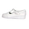 24 Hour Comfort Aileen (1812) Women's Wide Width Leather Comfort Slip On Shoes with Buckle White 5 view 3