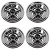 Golf Cart 8" SS Wheel Covers Hub Caps, Set of (4) Fits on Yamaha Club CAR EZ-GO Golf Cart (Silver) view 2