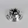Golf Cart 8" SS Wheel Covers Hub Caps, Set of (4) Fits on Yamaha Club CAR EZ-GO Golf Cart (Silver) view 3