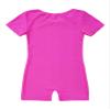 Moily Girls Boys Solid Color Shorty Unitard Biketard Gymnastics/Dance/Sports Leotard Teamwear Purple 10 view 4