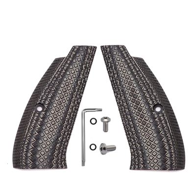Guuun CZ 75 SP-01 Grips Full Size G10 CZ Grip Crosscut Texture