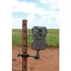 3 Pack HME Products T-Post Trail Camera Holder  3 T-Post Mount Game Camera, Trail Camera Stand, Trail Camera Accessories with Included LED Keychain Light view 3