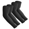 Aegend 2 Pairs Sun Protection Cooling Arm Sleeves - Tattoo Cover Up - Sun Sleeves for Men & Women for Cycling, Running, Basketball, Football, Golf, Volleyball, Driving, Black 2 Pairs view 1