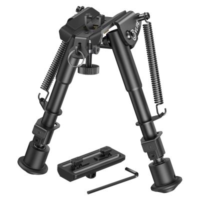CVLIFE 6-9 Inches Bipod with Bipod Mount Adapter
