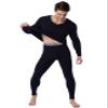 Jueshanzj Men's Cotton V-Neck Thermal Underwear Set XL Navy view 1