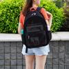 Heavy Duty Mesh Backpack, See Through College Backpack with Padded Shoulder Straps for Swimming, Outdoor Sports view 4