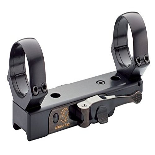 Contessa Quick Tactical Detachable Mount for Picatinny Rail Simple Black Tactical with Rings Diameter 30 mm - H 3 mm
