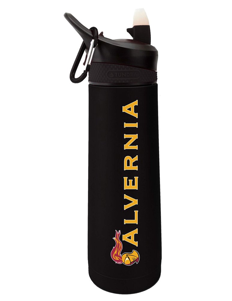 The Fanatic Group Personalized Alvernia University Dual Walled Stainless Steel Sports Bottle, Design-1 - Black